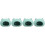 4Pcs Ceramic Cooling Hamster House Cute Sky-Blue Hideout for Pets 4