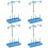 4Sets Durable Plastic Thread Rack Sky-Blue for Home Sewing Use 4