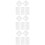 3Sets Portable White Pet DIY Christmas Spray Paint Stencils 10