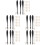 5Sets Portable Sketch Wiper Blending Stumps Black Drawing Accessories 8