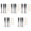 5Sets Portable Sketch Wiper Blending Stumps Black Drawing Accessories 5