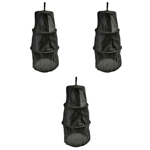 3Pcs Durable Black Beekeeping Tool Foldable Bee Catching Cage 2