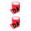 2Pcs High Visibility Red Nonadhesive Caution Tape Roll for Safety Use 8