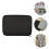 4Pcs Polyester Watch Box -Grids Travel Watch Storage Case 2