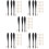 5Sets Portable Sketch Wiper Blending Stumps Black Drawing Accessories 10