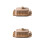 2Sets Khaki Ceramic Butter Container with Lid Practical Home Use 10