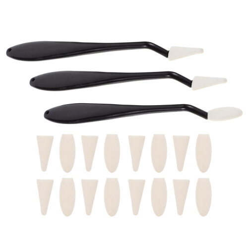 5Sets Portable Sketch Wiper Blending Stumps Black Drawing Accessories 2