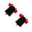 2Pcs Durable Assorted Yarn Ski Covers Protective Soft Washable 8