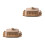 2Sets Khaki Ceramic Butter Container with Lid Practical Home Use 6