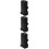 3Pcs Motorcycle ABS Tool Box Storage Holder Side Bracket Black 10