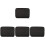 4Pcs Polyester Watch Box -Grids Travel Watch Storage Case 4