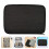 4Pcs Polyester Watch Box -Grids Travel Watch Storage Case 3