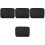 4Pcs Polyester Watch Box -Grids Travel Watch Storage Case 5