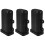3Pcs Motorcycle ABS Tool Box Storage Holder Side Bracket Black 6