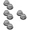 8Pcs Metal Egg Piercers Black Rubber Grip Cooking Tool for Egg Shells 8