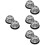 8Pcs Metal Egg Piercers Black Rubber Grip Cooking Tool for Egg Shells 7
