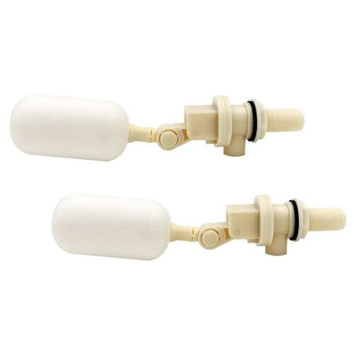 4Pcs Automatic Float Ball Valve Beige for Cattle Sheep Drinking Bowls 1
