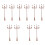 10Pièces Lampadaires Miniatures Durable Pour Et Maquette 4