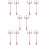 10Pièces Lampadaires Miniatures Durable Pour Et Maquette 9