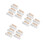 15Pcs Foldable White 12 Grid Cupcake Boxes with Window for Parties 8