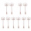10Pièces Lampadaires Miniatures Durable Pour Et Maquette 3