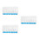 3Pcs Multi-Slot White Desk Phone Holder Cotton Storage Box 7