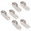 18Pcs Silver Alloy Clothes Pole Holders Rustproof Rod Brackets 1