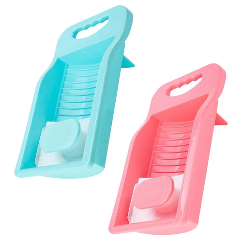 4Pcs Portable Hand Washboard Tool for Socks Underwear Laundry Assorted 1