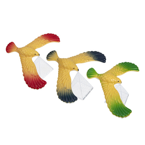 9Pcs Plastic Balancing Eagle Toys Assorted Colors Educational Kids Fun