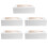 15Pcs Foldable White 12 Grid Cupcake Boxes with Window for Parties 1