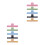 10Pcs ABS Plastic Piano Score Clips Music Book Page Holders 7