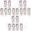 18Pcs Silver Alloy Clothes Pole Holders Rustproof Rod Brackets 4