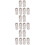 18Pcs Silver Alloy Clothes Pole Holders Rustproof Rod Brackets 8