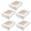 15Pcs Foldable White 12 Grid Cupcake Boxes with Window for Parties 3