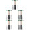 10Pairs Sturdy Wooden Handle Percussion Mallets Multi-Color for Drum 8