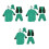 3St Feest Cosplay Kleding St. Patrick's 9