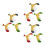 9Pcs Plastic Balancing Eagle Toys Assorted Colors Educational Kids Fun 6