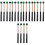 10Pairs Sturdy Wooden Handle Percussion Mallets Multi-Color for Drum 6