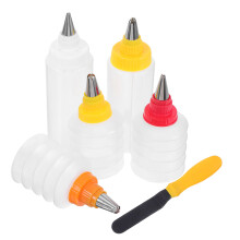 12Pcs PP Decorating Bottles for Cake Cookie Icing and Dessert