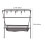 2Sets Collapsible Black Aluminum Camping Grill and Storage Stand 11