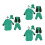 3St Feest Cosplay Kleding St. Patrick's 3