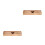 2Pcs Light Brown Wood Pregnancy Test Holder Keepsake Box with Lid 4