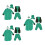 3St Feest Cosplay Kleding St. Patrick's 7