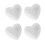 8Pcs White Ceramic Dessert and Fruit Bowls for Home 1