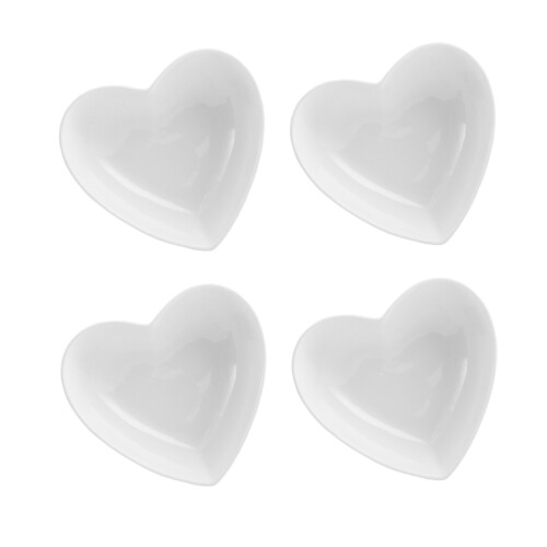 8Pcs White Ceramic Dessert and Fruit Bowls for Home