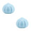 2Pcs Sky-Blue Compact Garlic Crusher for Kitchen Vegetable and Fruit 4