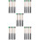 10Pairs Sturdy Wooden Handle Percussion Mallets Multi-Color for Drum 10