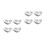 8Pcs White Ceramic Dessert and Fruit Bowls for Home 3