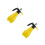2Pcs Pressure Sprayer Plastic Foam Bottle Multiuse Garden Car Cleaning 6