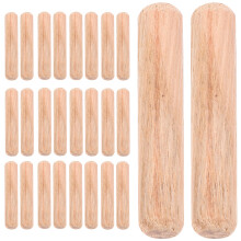 400Pcs Wood Dowel Pins for Carpentry and DIY Projects Beige Wood